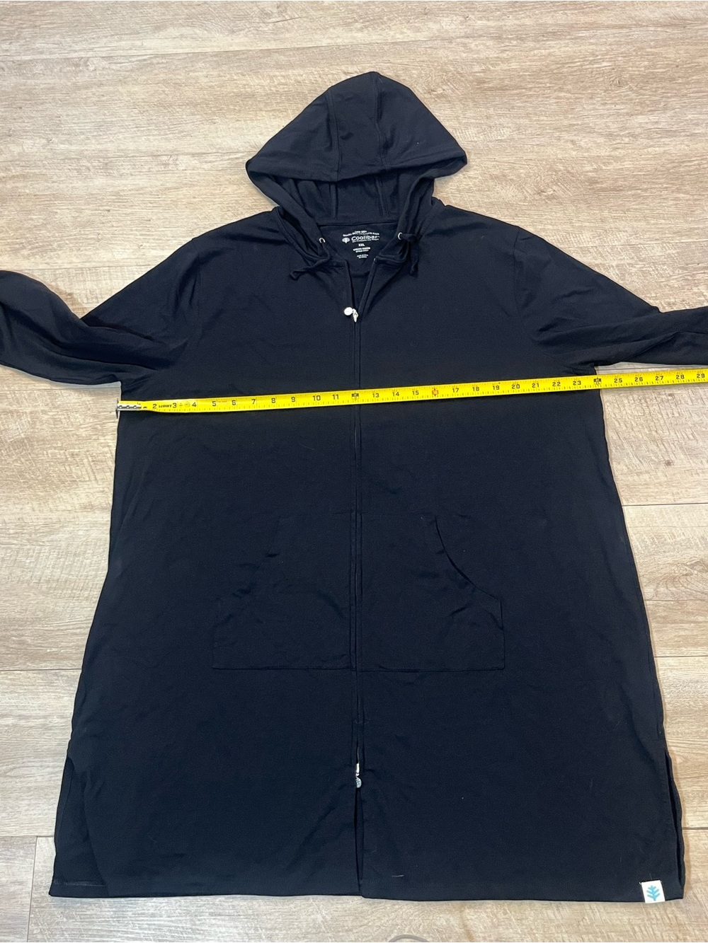Coolibar Women’s UPF 50+ Black Long Cabana Hoodie Size XXL - Picture 9 of 11